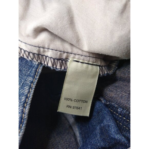 J. Jill Jeans Genuine Fit Womens Sz 8T 8 Tall Straight Leg Denim Below Waist - Picture 6 of 7